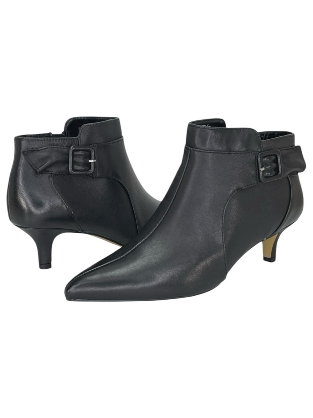 Bella Vita Bindi Black Leather Womens Shooties Size 8M NWOB